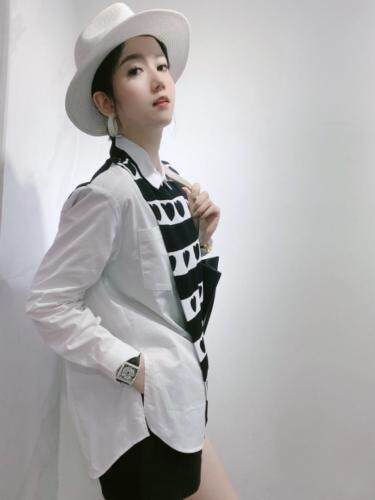 欧版爱心拼接衬衣，其它，芭娜美纳