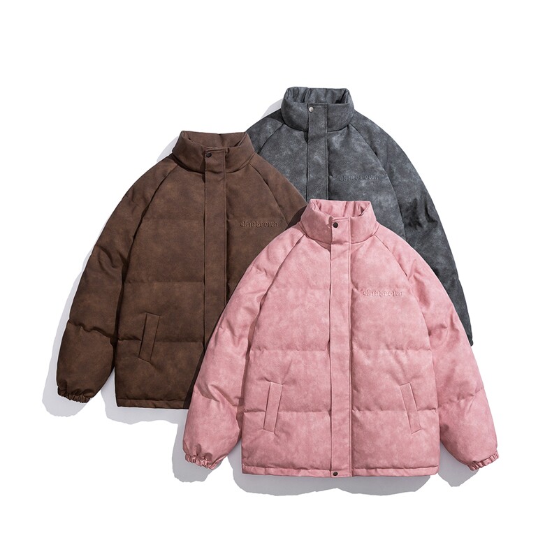 1PU皮复古做旧钢印大码M-5XL棉衣男MY77096P130控198抖控228，男装棉衣，星座226-2