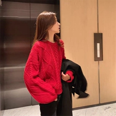 2025年秋季时尚百搭通勤简约休闲套衫，女装针织衫/毛衣，胜智羊绒