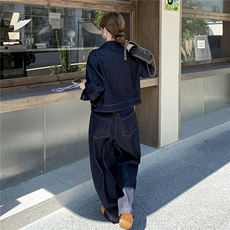 2C050-9003-p195-k308秋季新款牛仔套装，女装套装/套裙，2C050