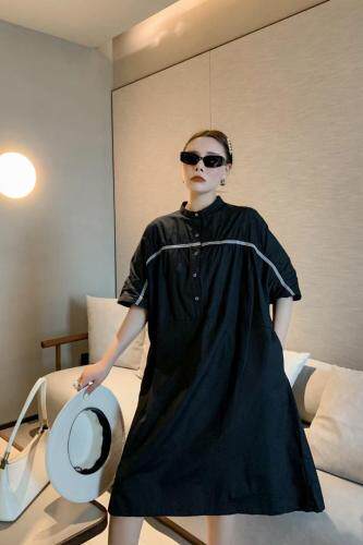 棉布休闲连衣裙，女装连衣裙，YUSIJIA 雨思佳