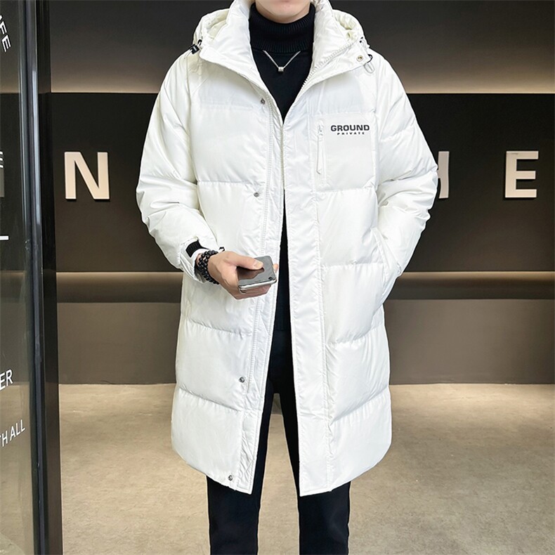 长款男冬季2025新款冬季加厚连帽男装外套A313-8805-P245,男装羽绒服,电商A313
