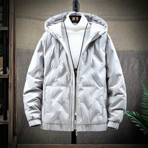羽绒服男2021新款韩版潮男款青年冬季外套DS575T图片