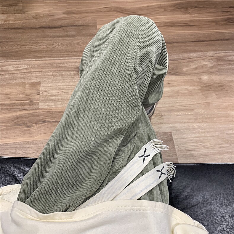 秋季新款休闲裤男束脚裤宽松D329-QM532-P50-控68,男装休闲裤,电商D329