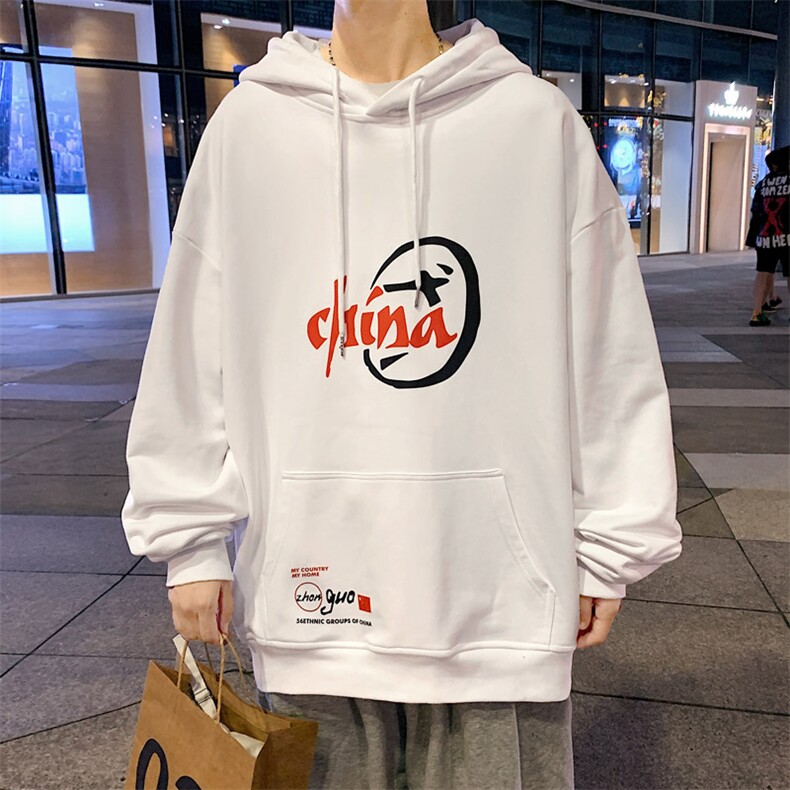！2023春季新款男士连帽卫衣百搭潮流外套上衣服WY255P38,男装卫衣,电商B220