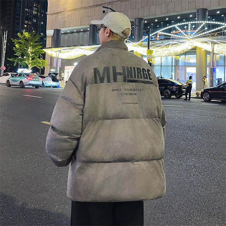 麂皮绒印花棉衣外套男冬季加厚羽绒棉服青少年保暖棉袄MY323-P115,男装棉衣,四季星座505