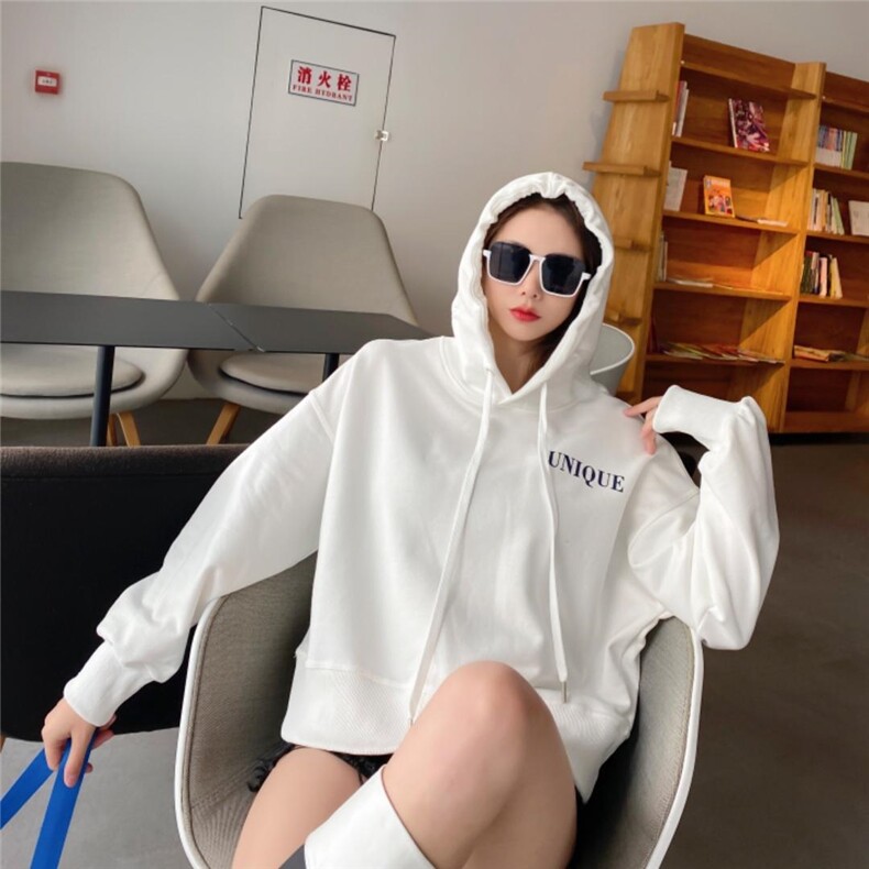 戴帽卫衣，女装卫衣/绒衫，泽妤