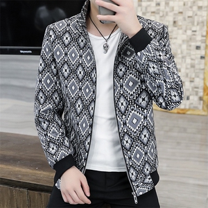 秋冬男士休闲夹克韩版潮流时尚百搭男装上衣 JK23222-P100图片