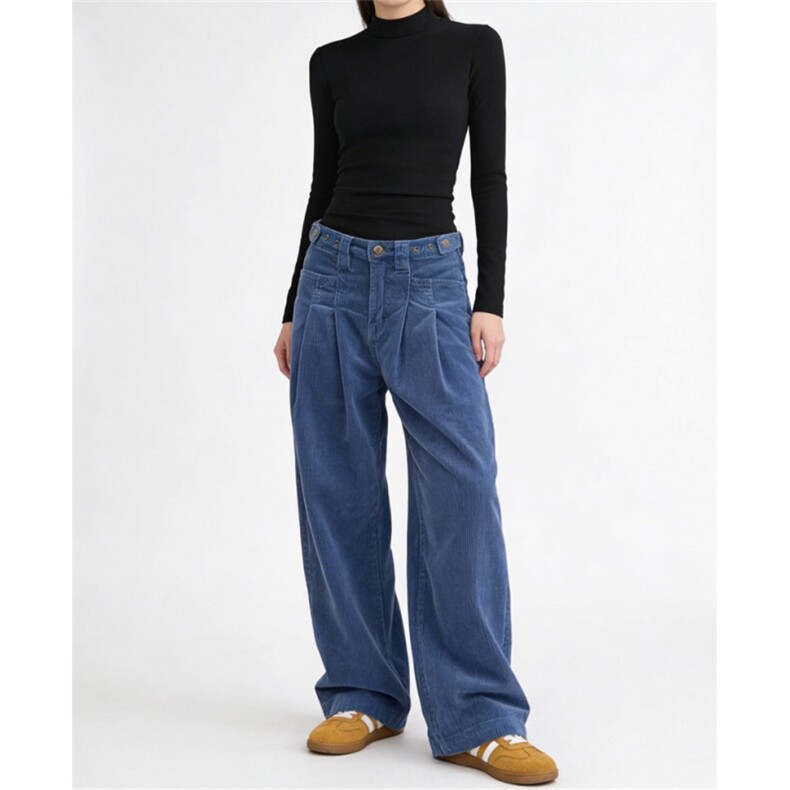 现货。。灯芯绒阔腿裤百搭帅气WXH35-特价P45,男装休闲裤,星座412-1
