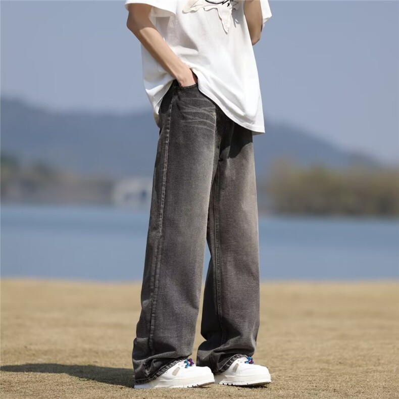2024美式牛仔裤男款春季长裤潮XK8074P48,男装牛仔裤,星座1116-2