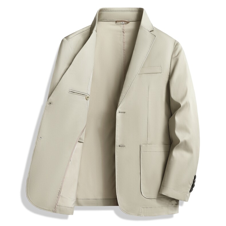 A33728秋冬新款男士西服薄款商务休闲男装外套轻薄通勤外衣P175，男装西服，电商B360