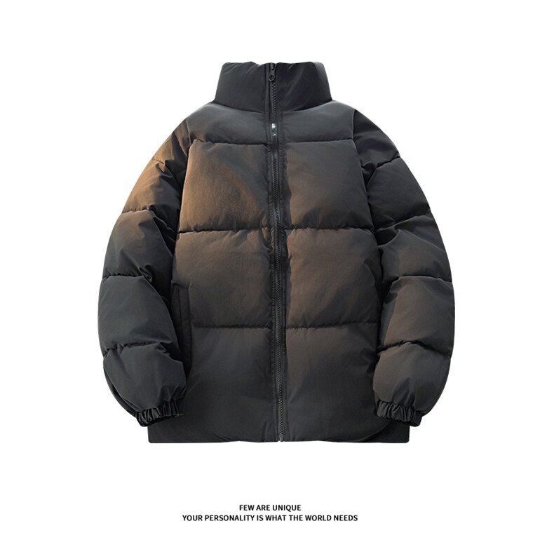 纯色简约棉服重磅立领保暖棉衣高街百搭痞帅情侣D2200-TP35不,男装棉衣,电商A102