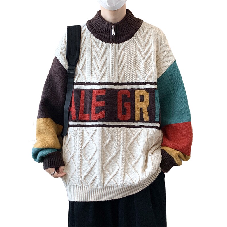 【新品】2025秋冬男士时尚休闲百搭针织连帽毛衣潮流-M242-P68,男装针织衫/毛衣,星座1105-1