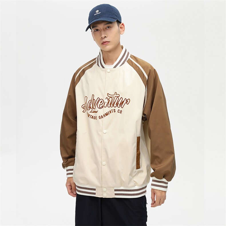 秋季新款无影墙针织外套潮牌棒球服WT2409-P80控138,男装夹克,星座717