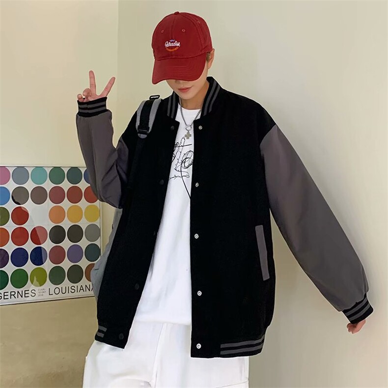 男装棒球服夹克休闲百搭2025秋季新款宽松ins潮流韩版运动外套男,男装夹克,星座1210-1