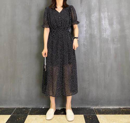 连衣裙，女装连衣裙，亮金金