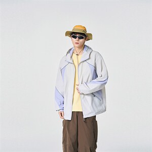 UPF50+有报告 凉感轻薄透气宽松大码潮流防晒服 DQC658-P48图片