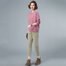 2021年春季新款长袖卫衣女+哈伦裤子套装女休闲百搭两件套装裤子，女装套装/套裙，简韵佳