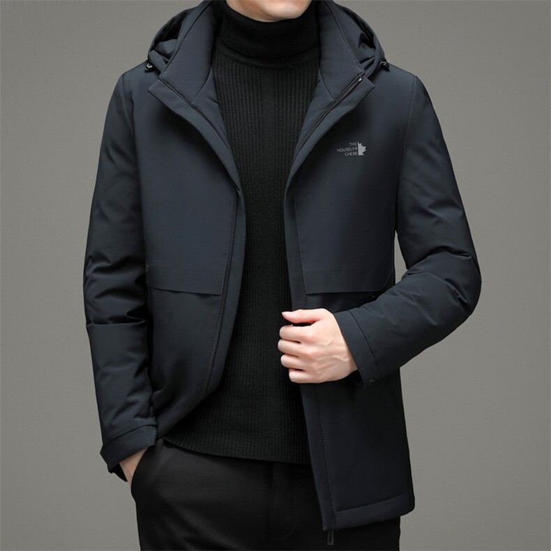 2023冬季新款脱卸帽羽绒服休闲外套中年爸爸装上衣YYYR2110-P260,男装羽绒服,电商B212（原钱塘6029）