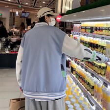 潮流夹克潮男春季棒球服J6333P57图片