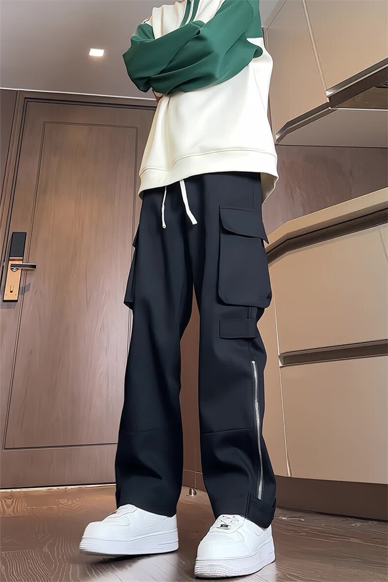 （现货）2025春季美式高街工装裤男伞兵裤休闲长裤K9006-P60控78,男装工装外套,星座810(原QT5070)