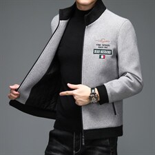 2023冬装新款中年男士休闲棉服中老年棉衣外套上衣ALXB1003-P230,男装棉衣,电商B212（原钱塘6029）