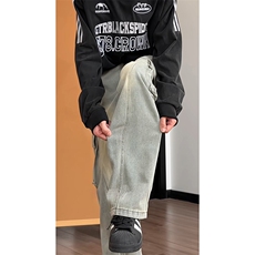 现货美式高街痞帅微喇裤子男斜切多口袋工装裤-A2188TP55控88，男装工装外套，电商B241