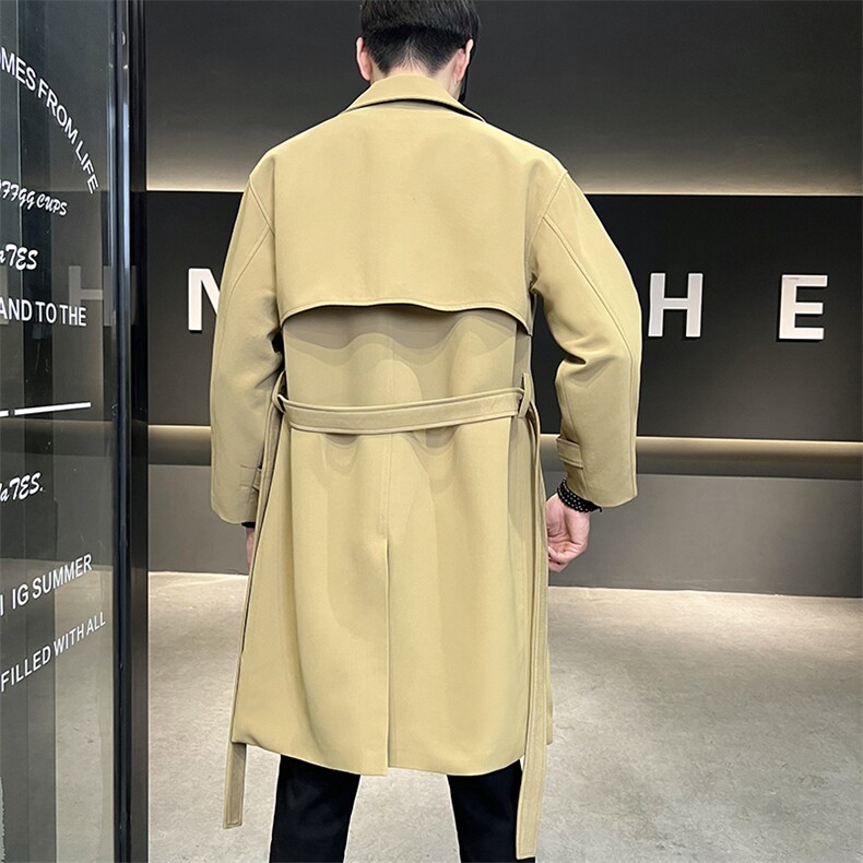 2023春季新款潮流男装时尚风衣品质男装风衣休闲男士风衣,男装风衣,电商B248