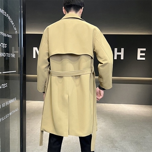 2023春季新款潮流男装时尚风衣品质男装风衣休闲男士风衣图片