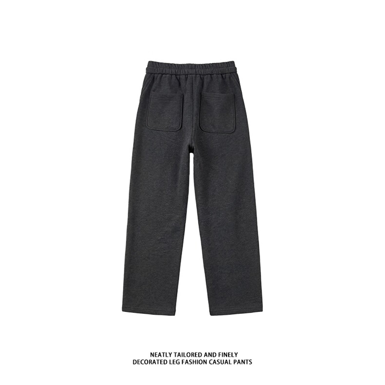冬季新款高品质加绒加厚休闲裤直筒宽松百搭卫裤A111-G001-P58,男装休闲裤,电商基地A111