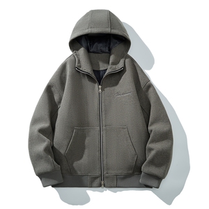 鹅绒服！！！男士短款连帽鹅绒服  D213-250581-P430图片