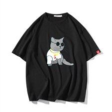 2021夏季新白砖墙日系大码男已注册卡通印花短袖T恤T1078-P25，男装T恤，电商A001