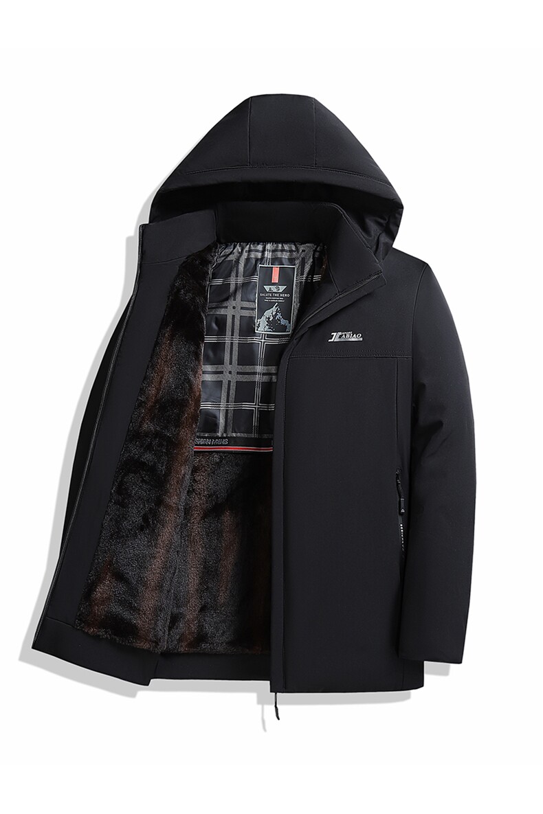 中老年冬季棉服男御防寒服加绒加厚保暖棉袄中年爸爸棉衣外套,男装棉衣,星座1508