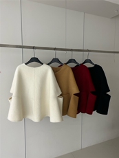 【依嘟】圣诞新年战袍法式千金斗篷2025新款气质羊毛外套(配，女装双面呢大衣，依嘟服饰