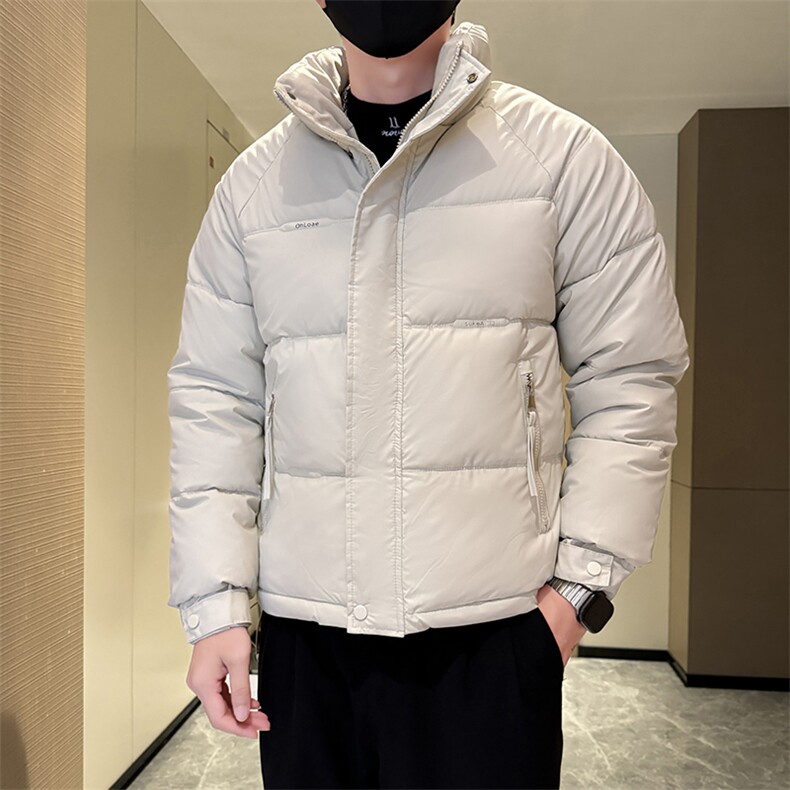 B216M9908P1052025冬装新款男士棉衣外套立领字母棉服社会风,男装棉衣,电商B216（原B302）
