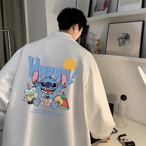麂皮绒夹克男大码立领褂子外套JK85077-P68 加绒款-P78图片