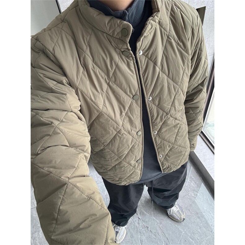 高品轻盈保暖运动户外菱格棉衣男女绗缝茄克外套棉服A1056-P80,男装棉衣,星座1505