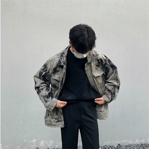 88691-P60 扎染牛仔外套图片