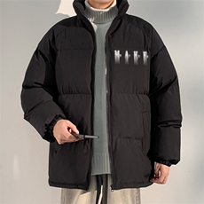 2024冬季新款光影墙大码印花立领棉衣M-5XHM24549-28-特P50，男装棉衣，电商A022