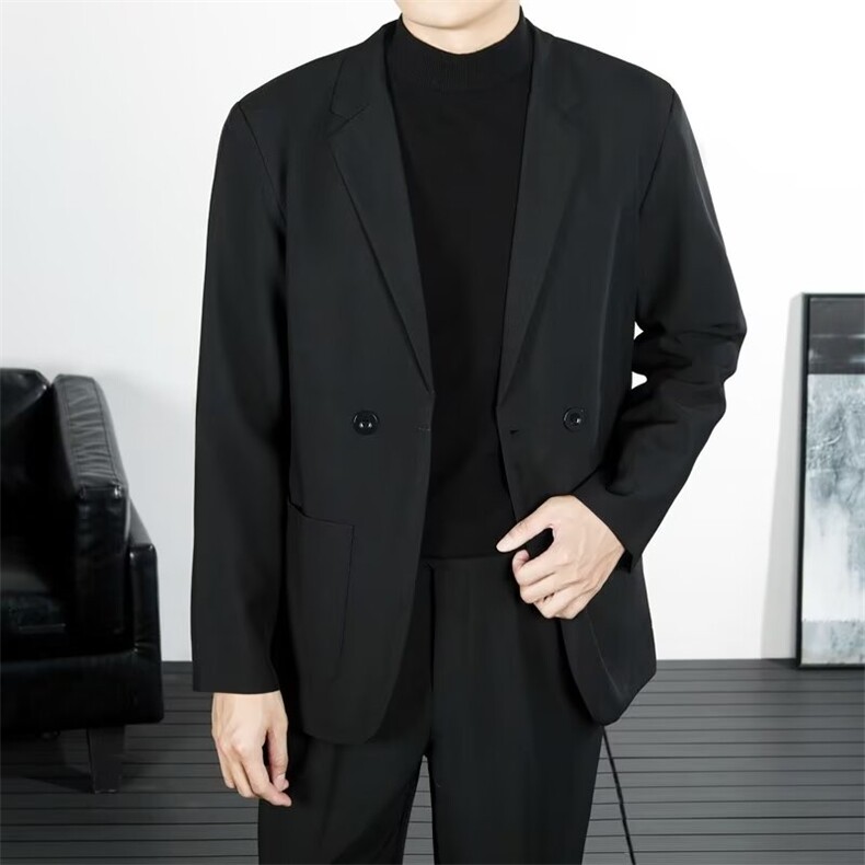 休闲西服外套男士修身商务职业正装韩版伴郎礼服新郎上班西装外套图片