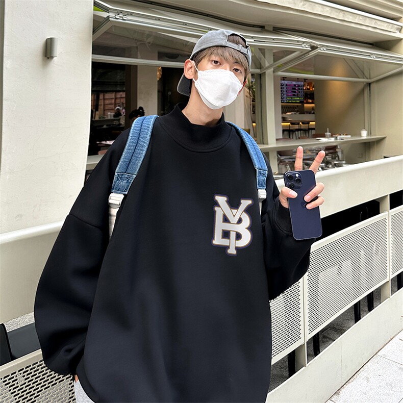 男装加绒加厚高领卫衣B239-G58-P48,男装卫衣,星座514-2(原B239)