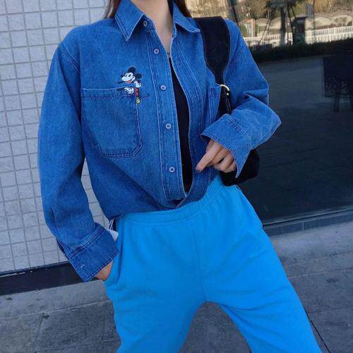 2021年春季牛仔衬衫新品，女装衬衫，尚映