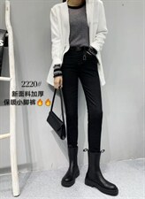 加厚牛仔裤，女装牛仔裤，本色佳人