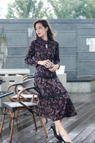 冬季打底连衣裙，女装连衣裙，韩彬铭品