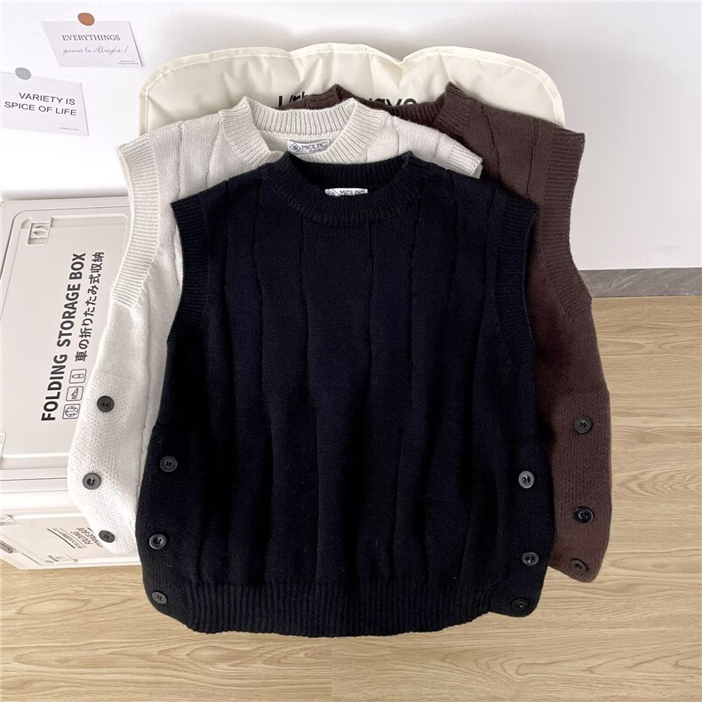 青少年小众无袖潮流百搭背心简约坎肩-A319，男装背心/马甲，星座1002-2