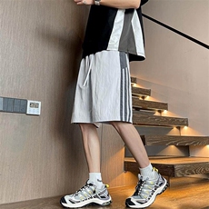 特批P20无差价25夏季美式高街三条杠凉感速干运动五分裤男DK5853，男装牛仔裤，电商A001-1