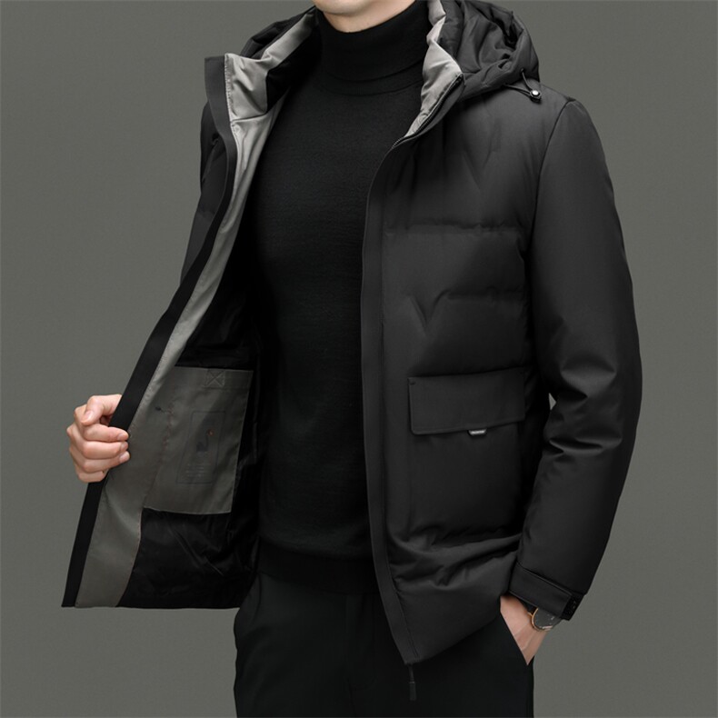 CSYR82378钱塘2020-2时尚休闲冬季厚款新款中年男士羽绒服P263,男装羽绒服,钱塘207-2