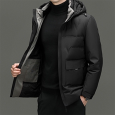 CSYR82378钱塘2020-2时尚休闲冬季厚款新款中年男士羽绒服P263，男装羽绒服，钱塘207-2