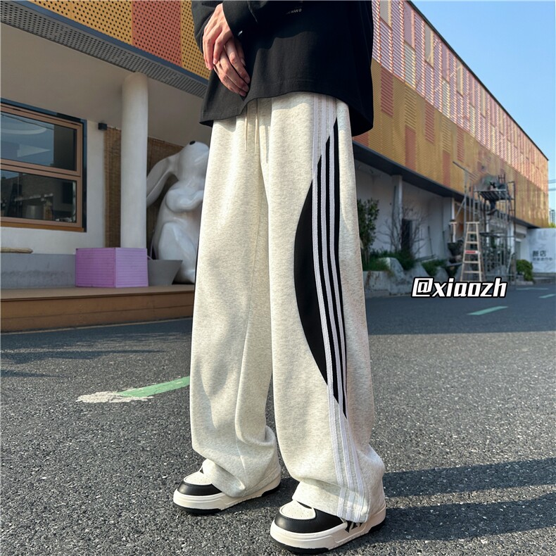 XZ616秋季新款重磅华棉撞色织带拼接休闲长裤TY1075特P35控68,男装休闲裤,星座512A（原616）
