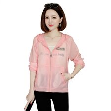 防晒衣女2021夏季新款韩版防晒服防紫外线薄款时尚百搭连帽外套女，女装短外套，依恋蒂丝